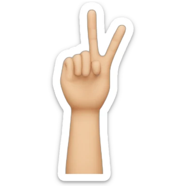 Drei Finger hoch zeigen sticker