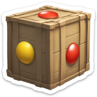 loot box that has pokeballs sticker