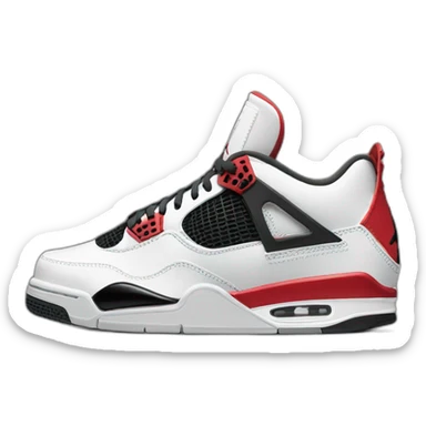 Black young with Jordan 4 and Nike tec sticker