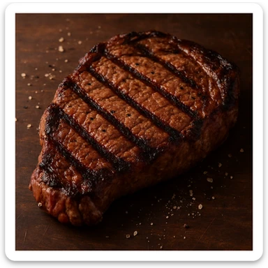 A steak sticker