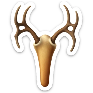 Elk horn sticker