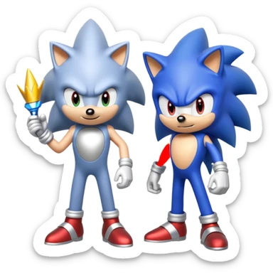 Sonic the hedgehog: Silver the hedgehog sticker