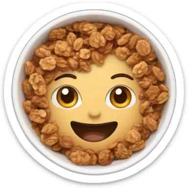 granola bowl sticker