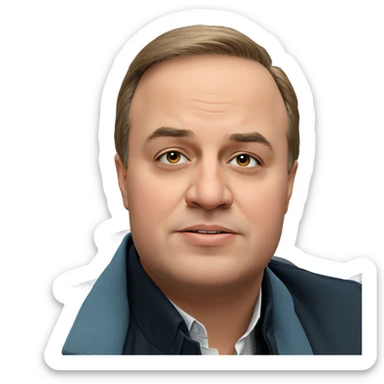 portrait of a solo boy sticker