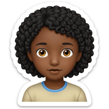 HZME A UN NIÑO OSCURITO DE PIEL CON EL PELO COROT PERO RIZADITO Y DE6 AÑOS sticker