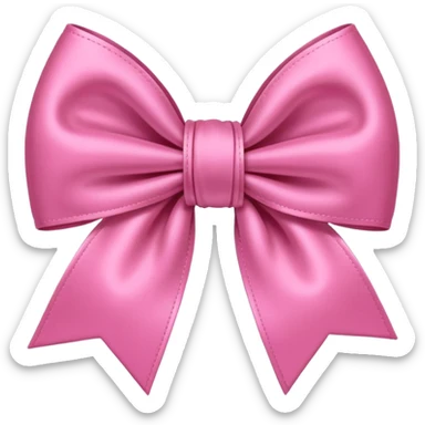 Cute bow sticker