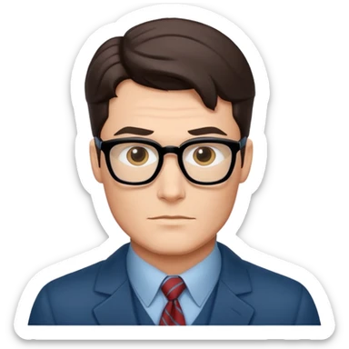 clark kent sticker