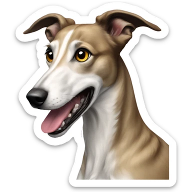 Russian Greyhound borzoi sticker