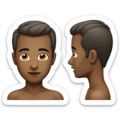 receding-hairline-boy sticker