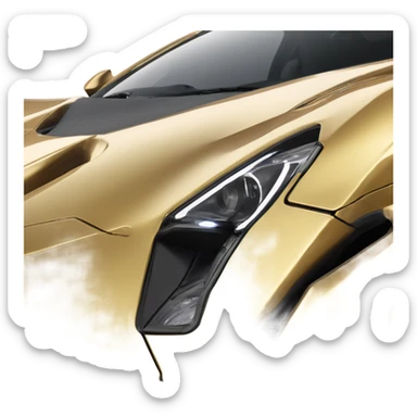 Wonder Woman C-3PO muscular Toyota 86 hypercar sticker