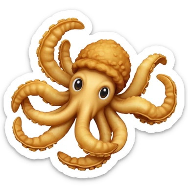 Fried calamari  sticker