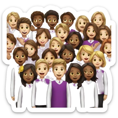 children's choir sticker