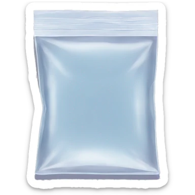 clear ziploc bag sticker
