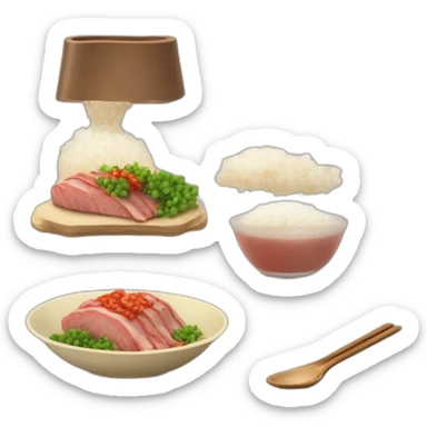 le riz mouiller de viande sticker