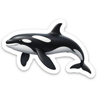 quadruped orca  sticker