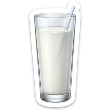 Full glass of raki, the drink is white, the glass is thin and tall, photo realistic sticker