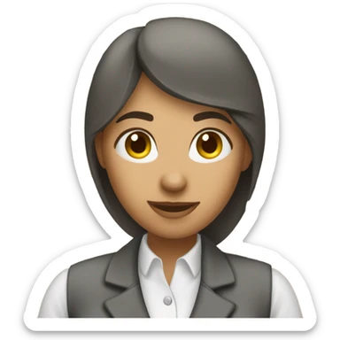logistician woman in the warehouse sticker