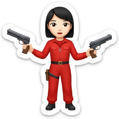 Emoji de la película La casa de papel sticker