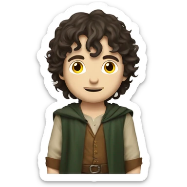 Frodo from lord of the rings  sticker