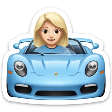 sally carrera from cars movie sticker