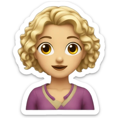 Ragazza lupo sticker