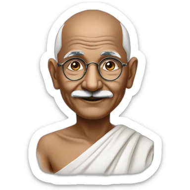 Mahatma Gandhi sticker