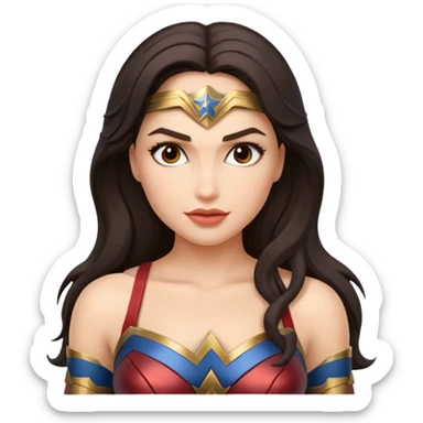 wondering woman sticker