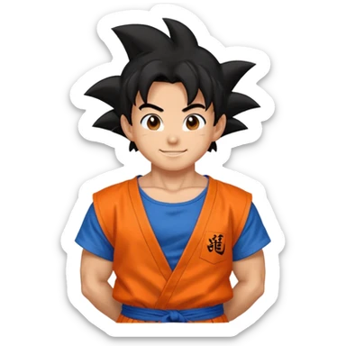 Goku emoji whatsapp sticker