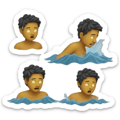migrant drowning sticker