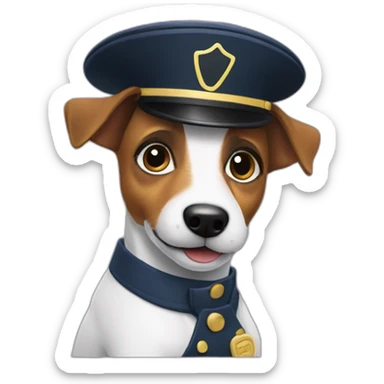 jack russel stationmaster sticker