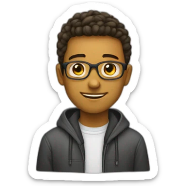 Programmer in 14 years old sticker