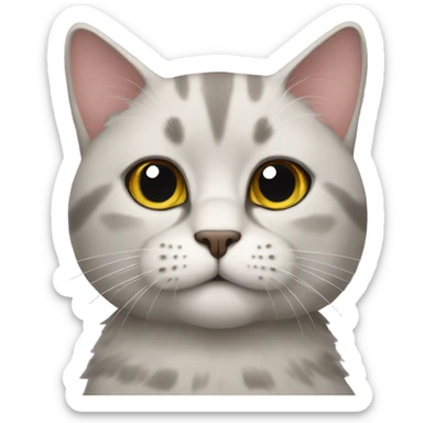 Scottish cat sticker