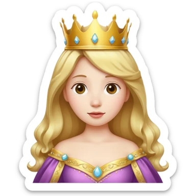 Princess potato sticker