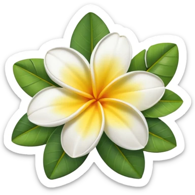 Frangipani sticker