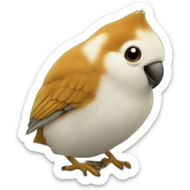 Écureuil mangeant une noisette sticker