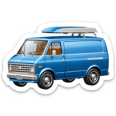 Hot wheels premium 1985 Chevy Astro van  sticker