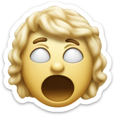 Un bg qui mange des pâtes  sticker