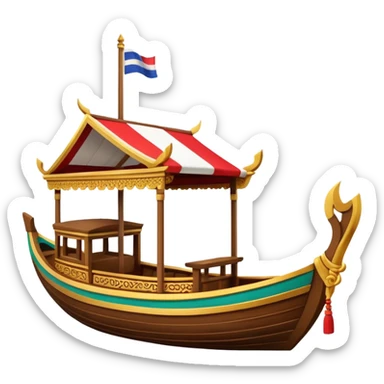 Thailand boat sticker