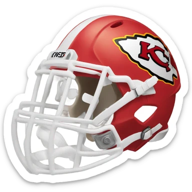 Kc Chiefs helmet sticker