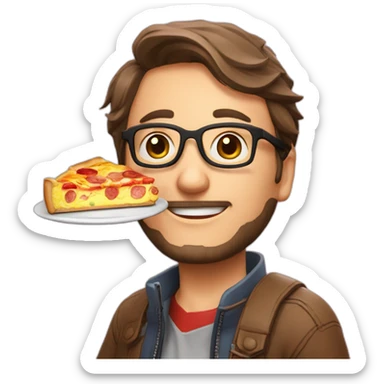 lead php developer from france and loves quiche lorraine sticker
