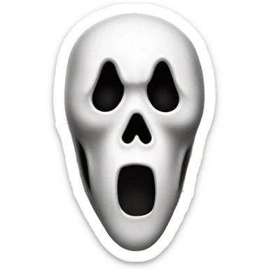 Ghostface from scream sticker