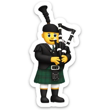 bagpipes sticker