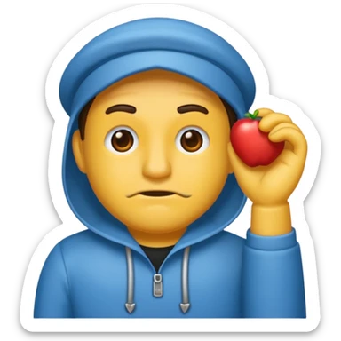 Un sticker cansado estresado sticker