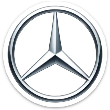 mercedes benz logo  sticker