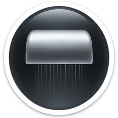 black bathroom shower sticker