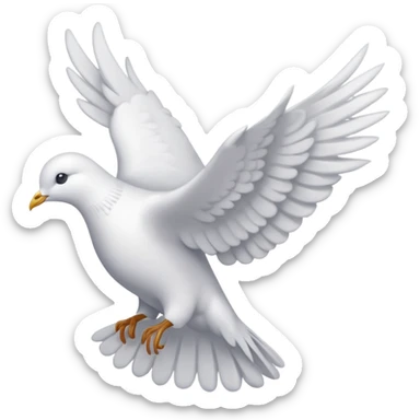Holy Spirit Dove from Christian Gods sticker