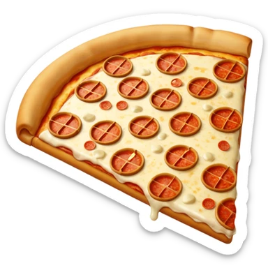 chesse slide pizza sticker