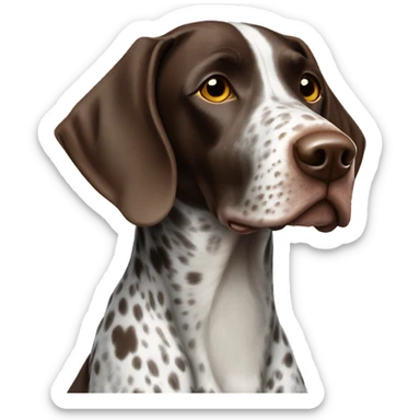 German shorthair pointer  sticker