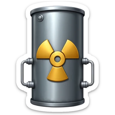 create a very realistic nuclear reactor sticker