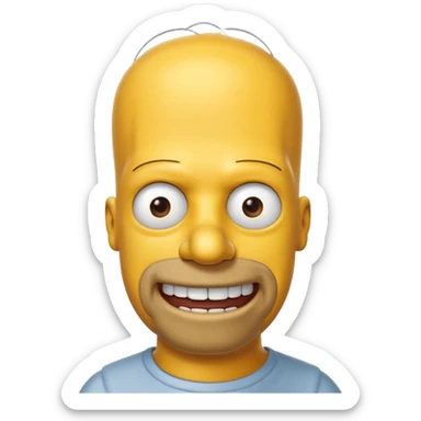 the simpsons, Different every character, only one at a time. sticker